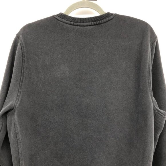 Hurley men's Black monogram logo front crewneck pullover sweater M - Picture 13 of 16